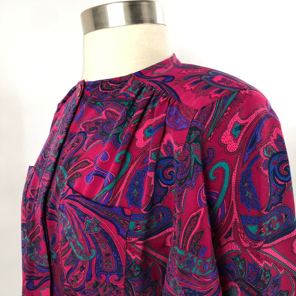 Jewel Tone Paisley Blouse